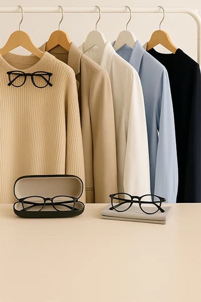 Cómo crear un armario con gafas coordinadas