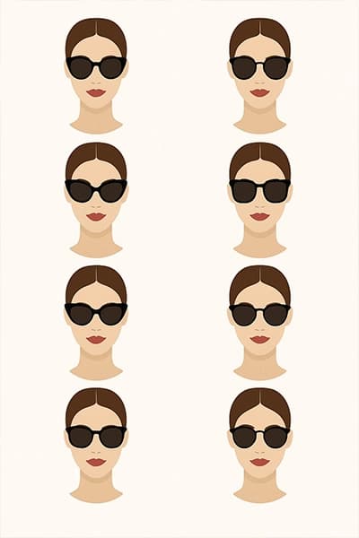 Cómo elegir las gafas de sol perfectas para la forma del rostro