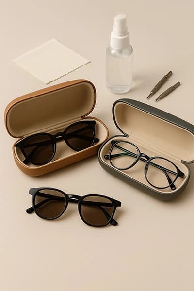 gafas de sol vs de vista: diferencias de mantenimiento