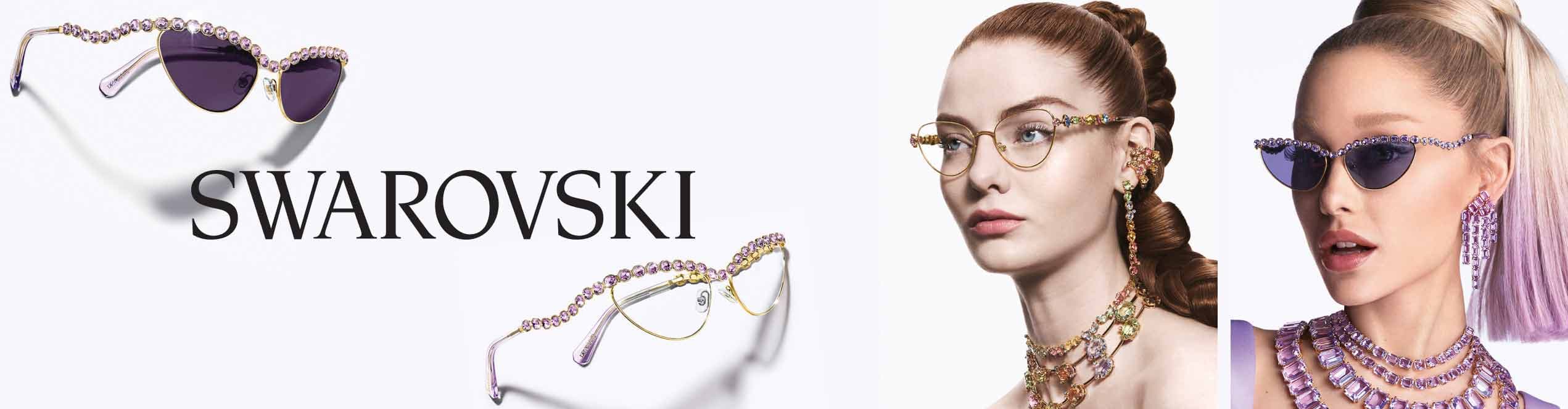 glasogon / kvinnor / swarovski